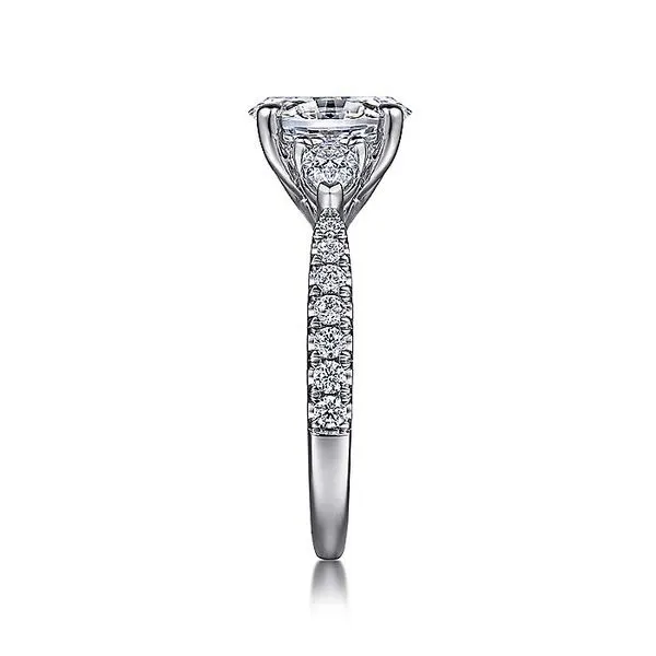 Customizable | Three Stone Engagement Ring thumb image 5