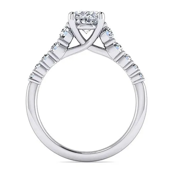 Customizable | Accented Engagement Ring