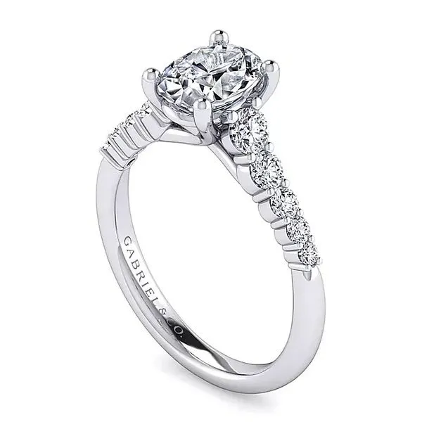 Customizable | Accented Engagement Ring