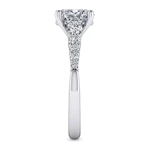 Customizable | Accented Engagement Ring