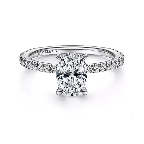 Customizable | Accented Engagement Ring David Douglas Diamonds & Jewelry Marietta, GA