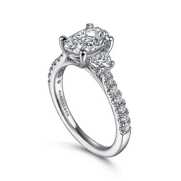 Customizable | Three Stone Engagement Ring Image 2 David Douglas Diamonds & Jewelry Marietta, GA