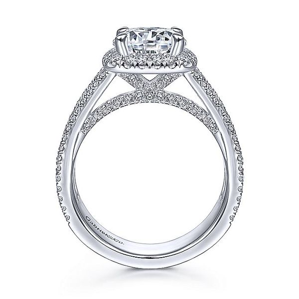 Customizable | Halo Engagement Ring Image 2 David Douglas Diamonds & Jewelry Marietta, GA