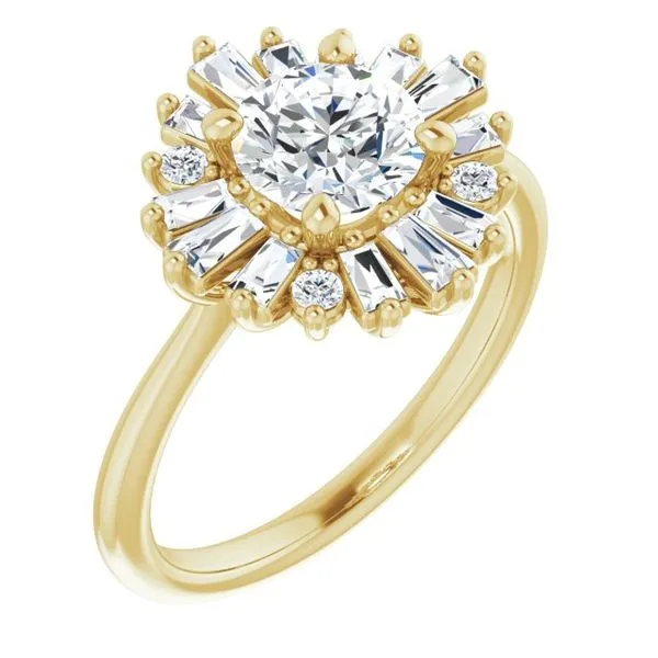 Customizable | Halo Engagement Ring