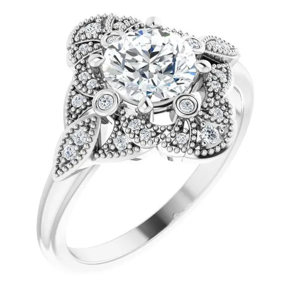 Customizable | Vintage Engagement Ring