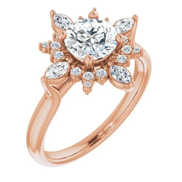 Customizable | Halo Engagement Ring