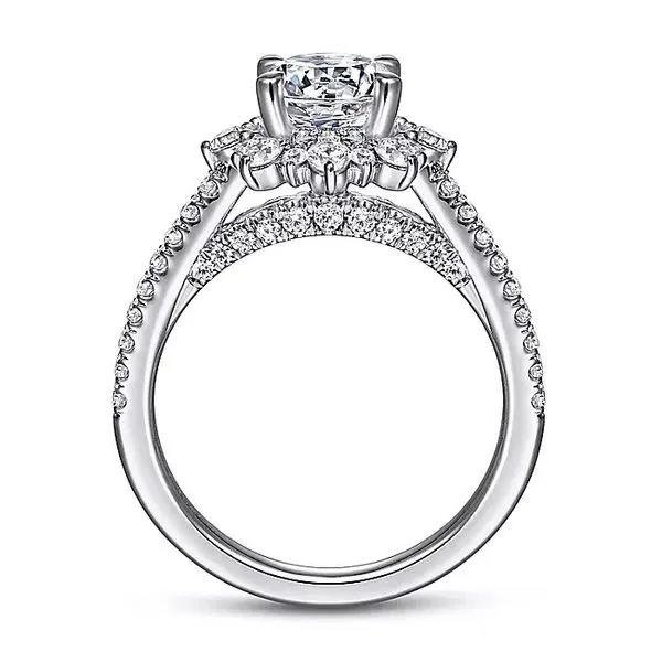 Customizable | Halo Engagement Ring Image 2 David Douglas Diamonds & Jewelry Marietta, GA