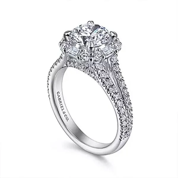 Customizable | Halo Engagement Ring thumb image 3
