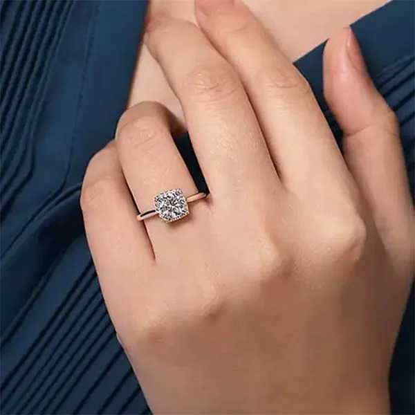 Customizable | Halo Engagement Ring