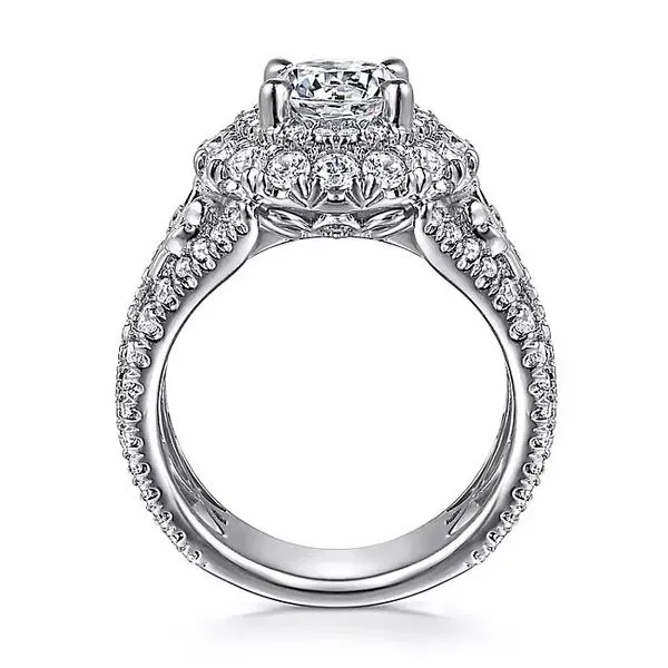 Customizable | Halo Engagement Ring