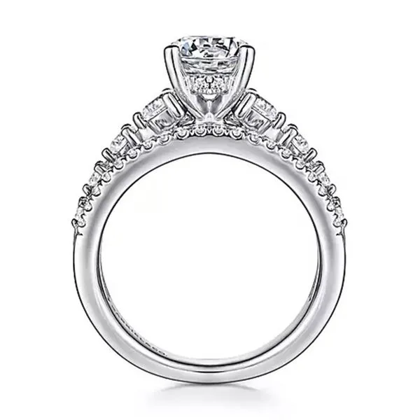 Customizable | Accented Engagement Ring