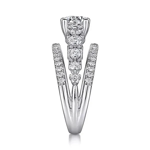 Customizable | Accented Engagement Ring