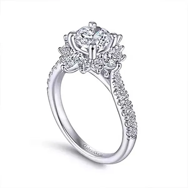 Customizable | Halo Engagement Ring Image 3 David Douglas Diamonds & Jewelry Marietta, GA