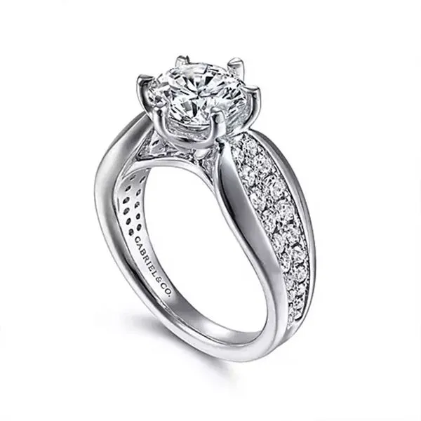 Customizable | Accented Engagement Rings Image 3 David Douglas Diamonds & Jewelry Marietta, GA