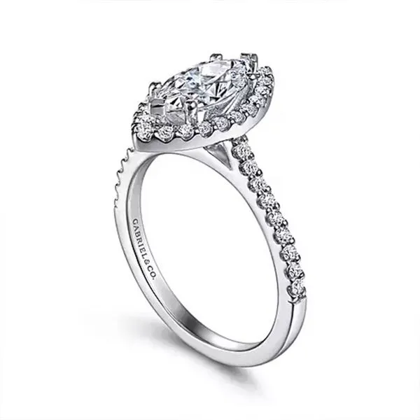 Customizable | Halo Engagement Ring Image 3 David Douglas Diamonds & Jewelry Marietta, GA