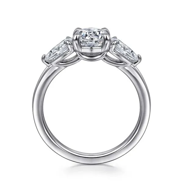 Customizable | Three Stone Engagement Ring