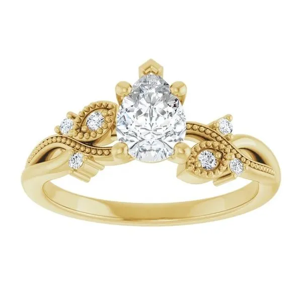 Customizable | Accented Engagement Ring