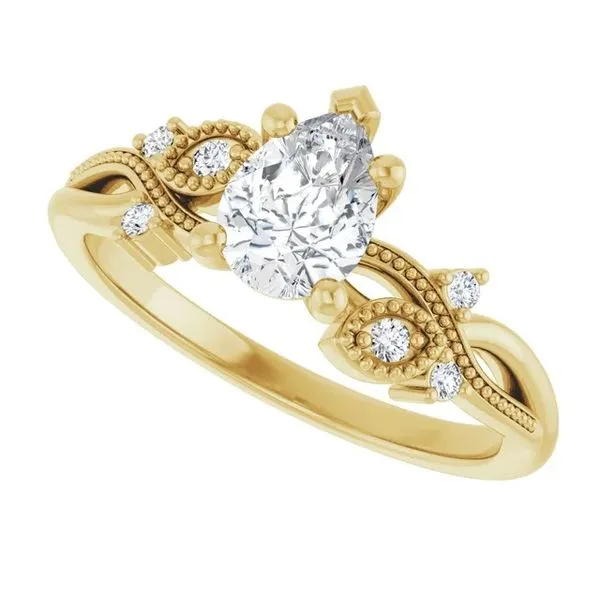 Customizable | Accented Engagement Ring