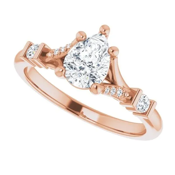Customizable | Accented Engagement Ring