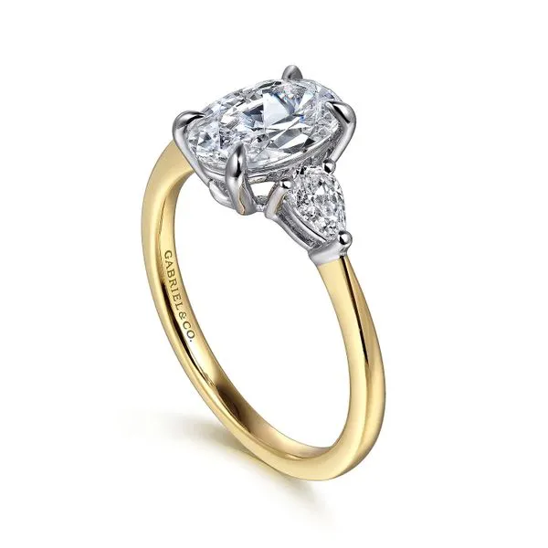 Customizable | Three Stone Engagement Ring