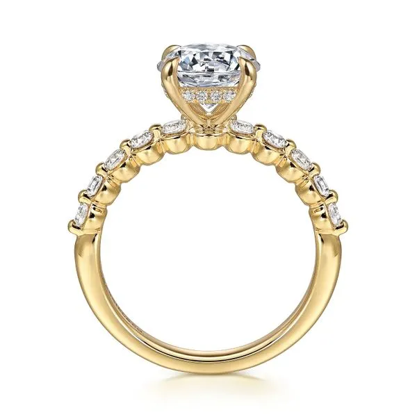 Customizable | Accented Engagement Ring Image 2 David Douglas Diamonds & Jewelry Marietta, GA