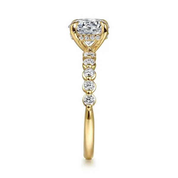 Customizable | Accented Engagement Ring Image 4 David Douglas Diamonds & Jewelry Marietta, GA