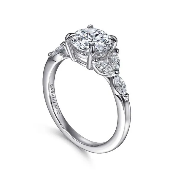 Customizable | Accented Engagement Ring Image 3 David Douglas Diamonds & Jewelry Marietta, GA