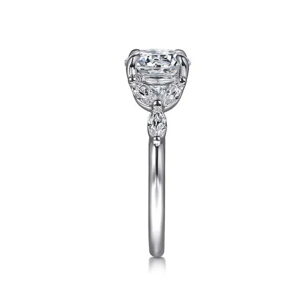 Customizable | Accented Engagement Ring Image 4 David Douglas Diamonds & Jewelry Marietta, GA