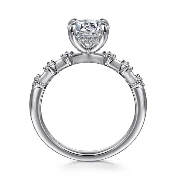 Customizable | Accented Engagement Ring Image 2 David Douglas Diamonds & Jewelry Marietta, GA