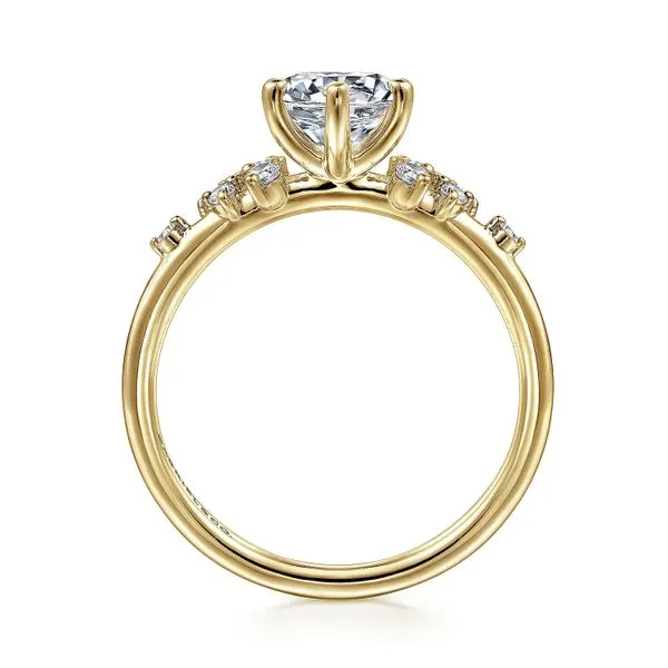 Customizable | Accented Engagement Ring Image 2 David Douglas Diamonds & Jewelry Marietta, GA