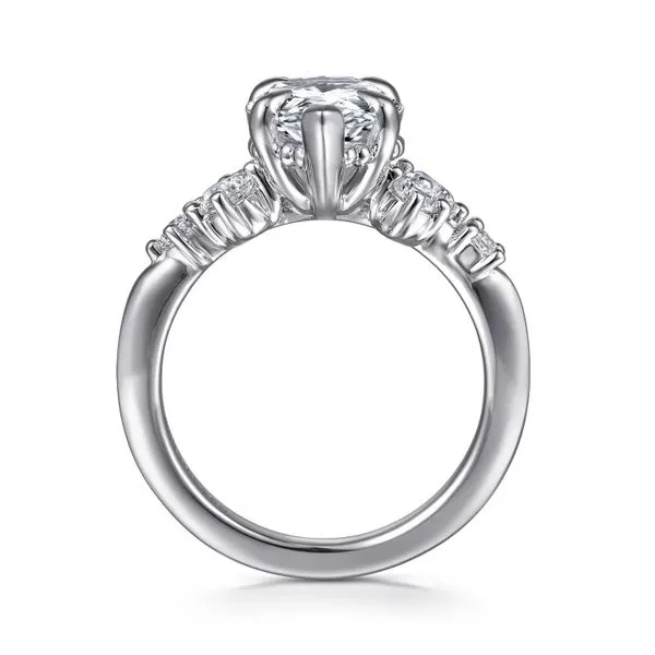 Customizable | Accented Engagement Ring Image 2 David Douglas Diamonds & Jewelry Marietta, GA