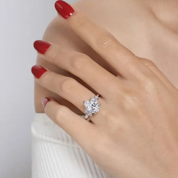 Customizable | Accented Engagement Ring Image 5 David Douglas Diamonds & Jewelry Marietta, GA