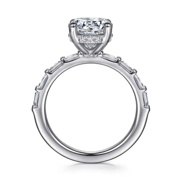 Customizable | Accented Engagement Ring Image 2 David Douglas Diamonds & Jewelry Marietta, GA