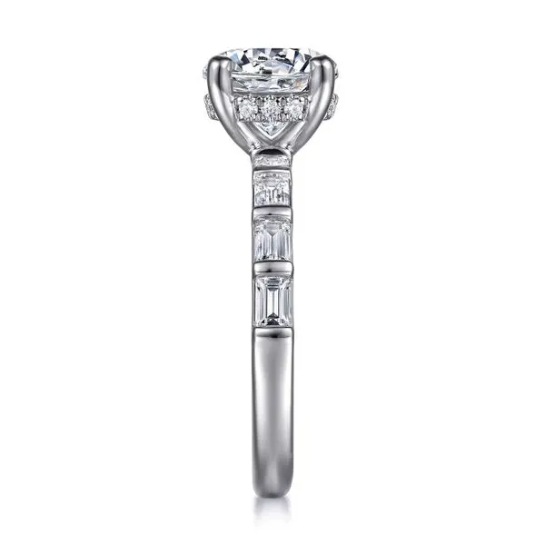 Customizable | Accented Engagement Ring Image 4 David Douglas Diamonds & Jewelry Marietta, GA