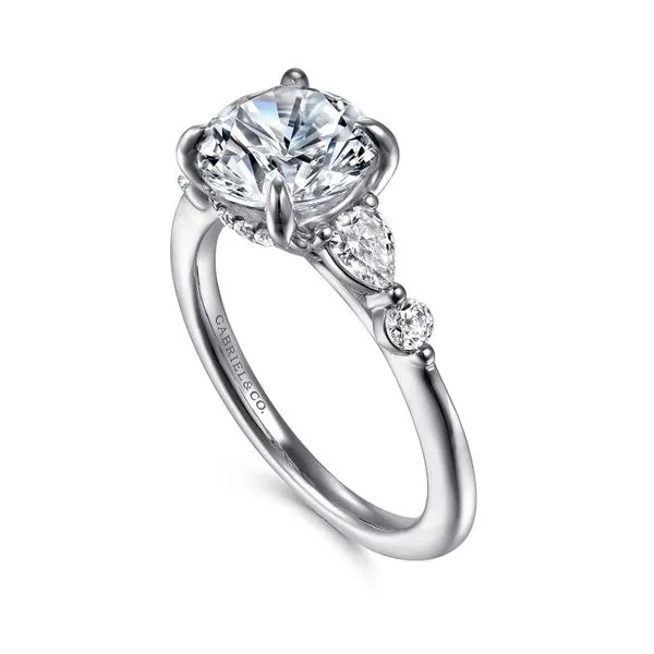 Customizable | Three Stone Engagement Ring