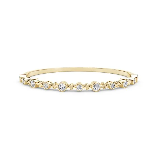 Yellow Gold Bangle Forevermark Diamond Bangle Bracelet David Scott Fine Jewelry Panama City Beach Fl
