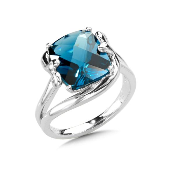 Colore Sterling London Blue Topaz Ring David Scott Fine Jewelry Panama City Beach, FL
