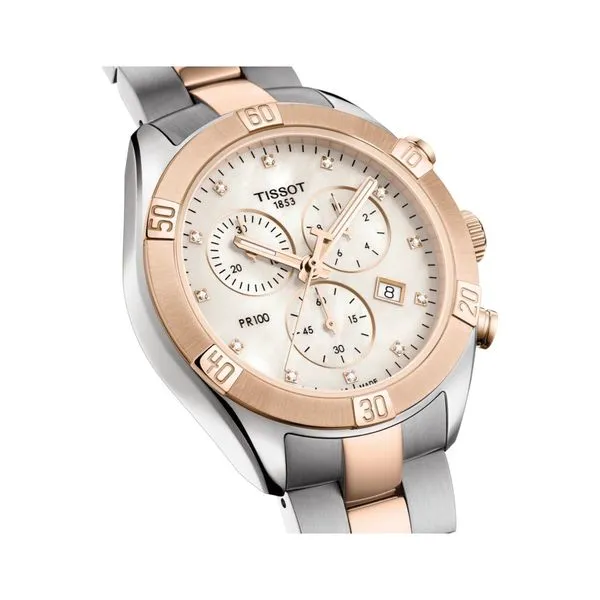 tissot pr 100 sport chic chronograph