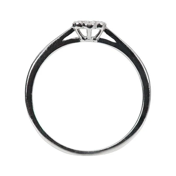 Cluster Diamond Hexagon Ring Image 2 D'Errico Jewelry Scarsdale, NY