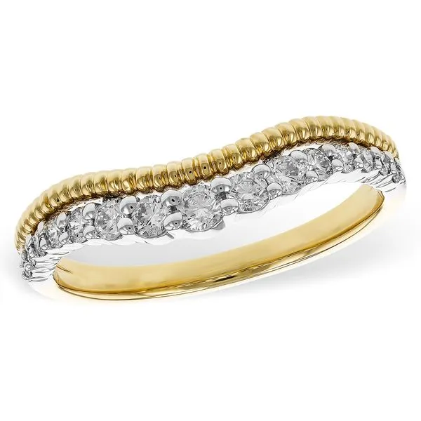 14K Two Tone Gold Ring Enhancer D'Errico Jewelry Scarsdale, NY