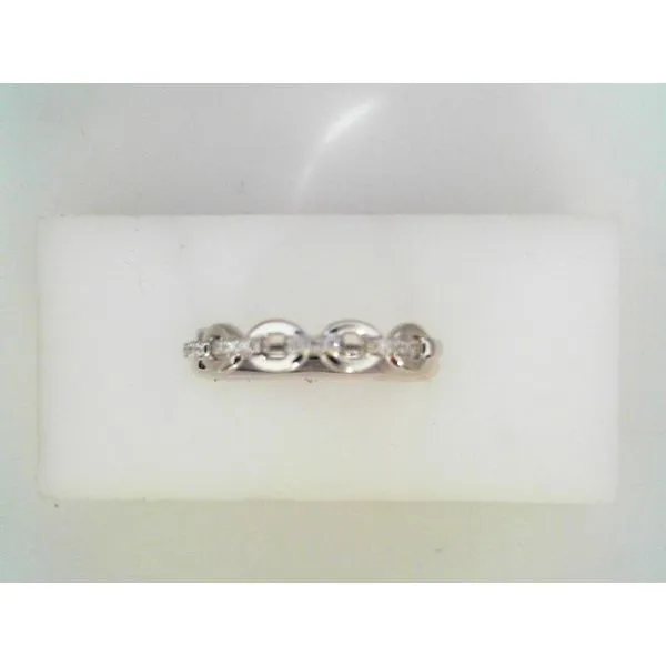 Diamond Oval Link Band D'Errico Jewelry Scarsdale, NY