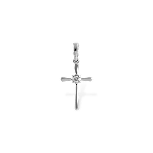 14KT Yellow Gold Diamond Center Cross D'Errico Jewelry Scarsdale, NY