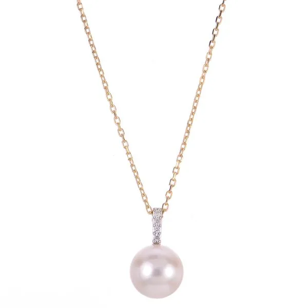 14K White Gold 2 Akoya Pearls D'Errico Jewelry Scarsdale, NY