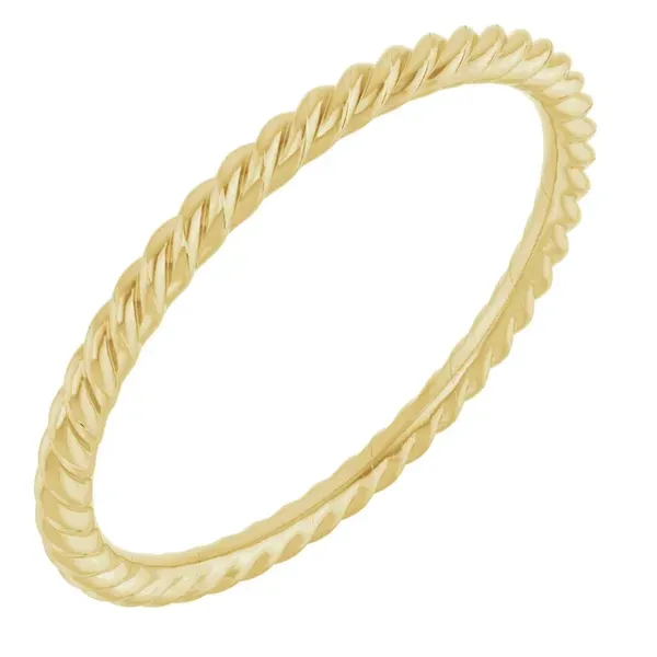 14KT Yellow Gold 1.3mm Skinny Rope D'Errico Jewelry Scarsdale, NY