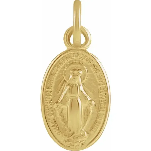 Oval Miraculous Medal D'Errico Jewelry Scarsdale, NY