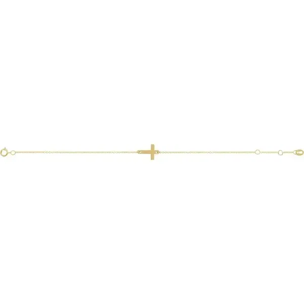 14K Yellow Gold Cable Chain Bracelet Image 2 D'Errico Jewelry Scarsdale, NY