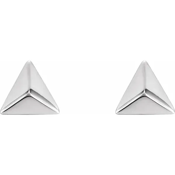Pyramid Earrings Image 2 D'Errico Jewelry Scarsdale, NY