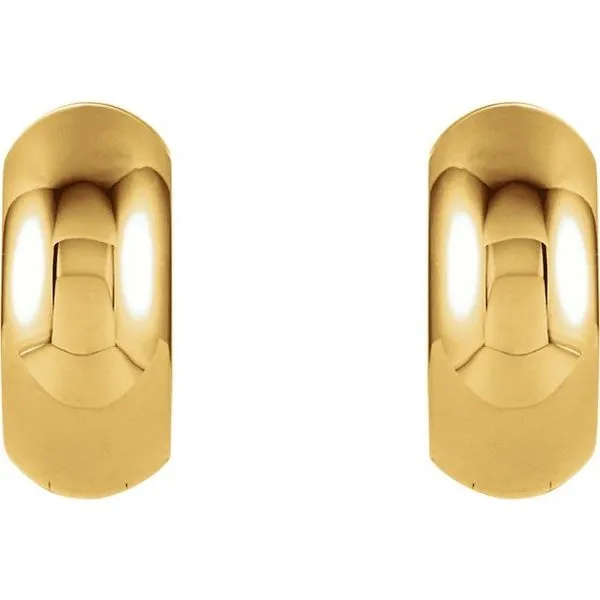 Hinged Hoop Earrings Image 2 D'Errico Jewelry Scarsdale, NY