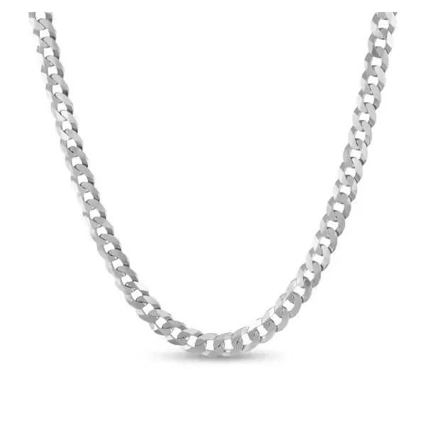 Sterling Silver Cuban Link Necklace 16
