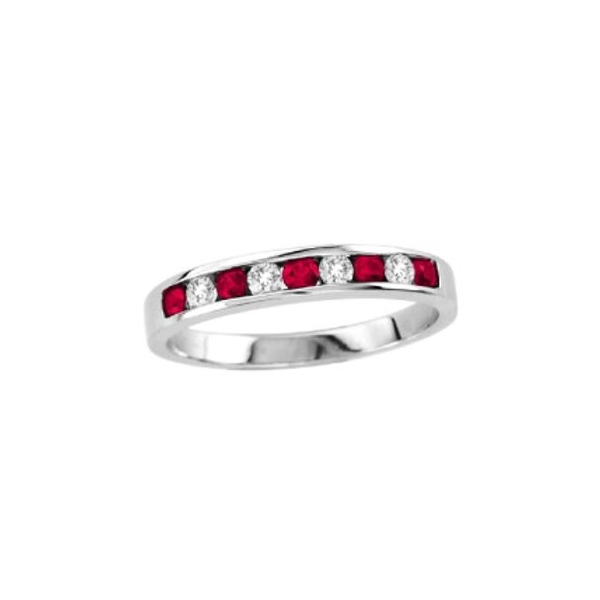 DeScenza Collection Diamond and Ruby Ring DeScenza Diamonds Boston, MA